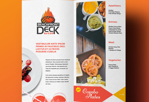 Brochure design sample